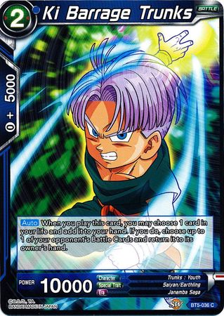 Ki Barrage Trunks (BT5-036) [Miraculous Revival] | Red Riot Games CA