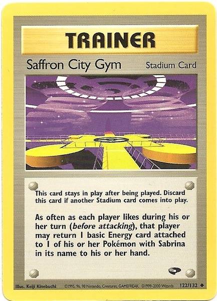 Saffron City Gym (122/132) [Gym Challenge Unlimited] | Red Riot Games CA