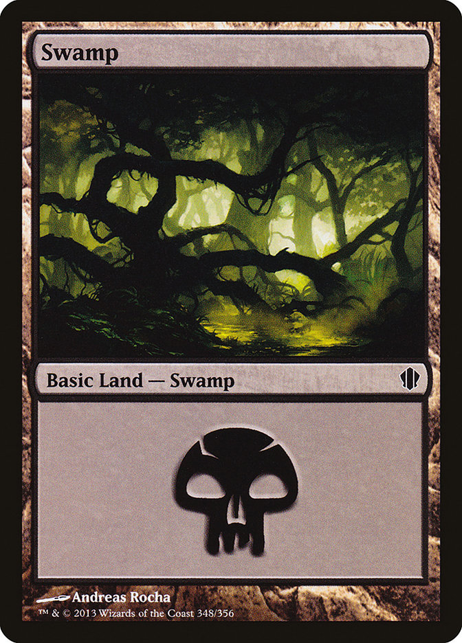 Swamp (348) [Commander 2013] | Red Riot Games CA