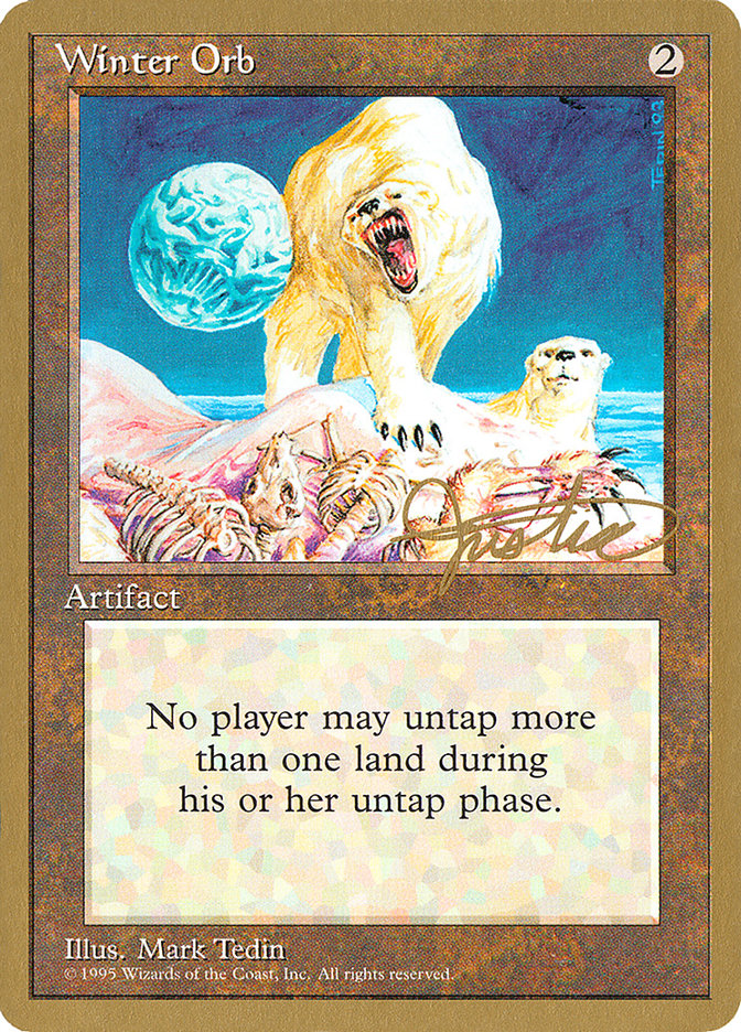 Winter Orb (Mark Justice) [Pro Tour Collector Set] | Red Riot Games CA