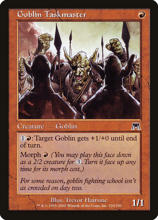 Goblin Taskmaster [Onslaught] | Red Riot Games CA