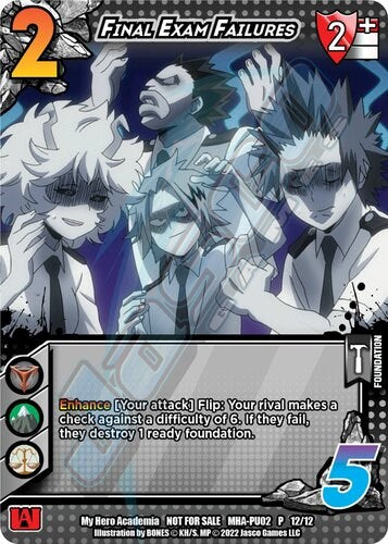 Final Exam Failures [Promo Cards]