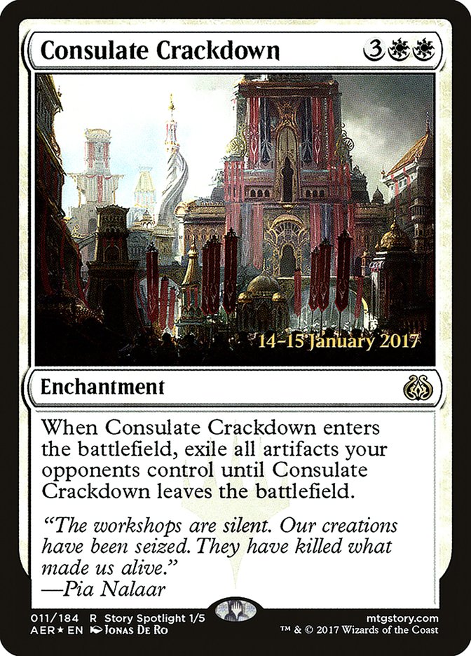 Consulate Crackdown [Aether Revolt Prerelease Promos] | Red Riot Games CA