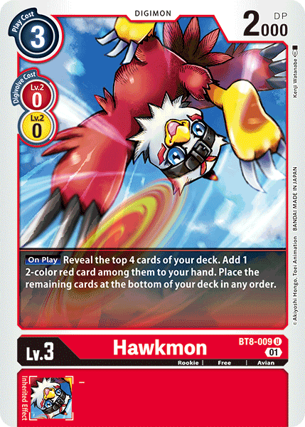 Hawkmon [BT8-009] [New Awakening] | Red Riot Games CA
