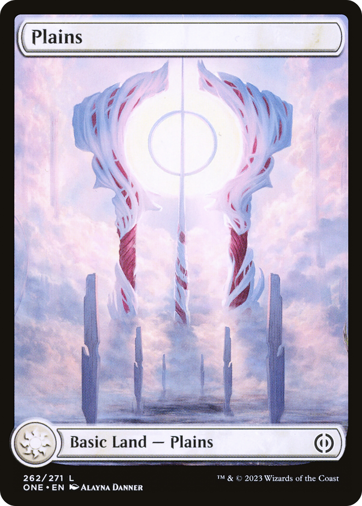 Plains (262) (Full-Art) [Phyrexia: All Will Be One] | Red Riot Games CA