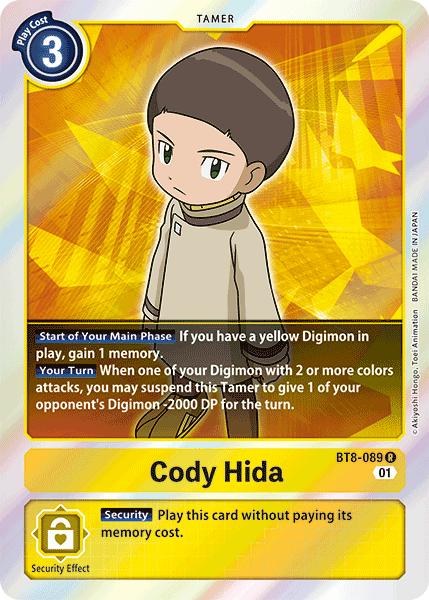 Cody Hida [BT8-089] [New Awakening] | Red Riot Games CA
