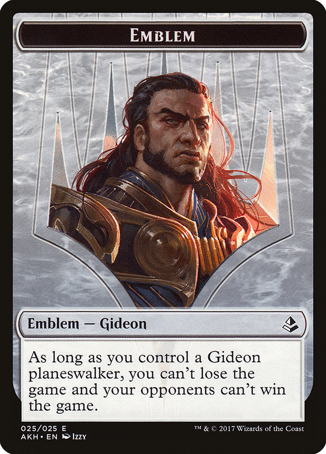 Gideon of the Trials Emblem [Amonkhet Tokens] | Red Riot Games CA