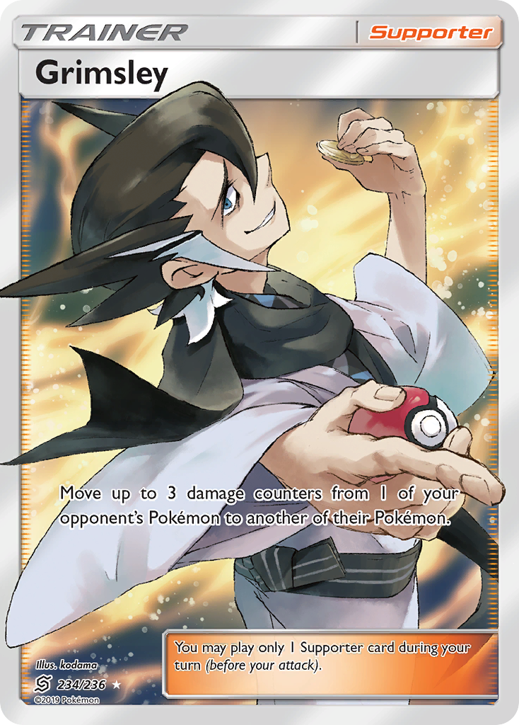 Grimsley (234/236) [Sun & Moon: Unified Minds] | Red Riot Games CA