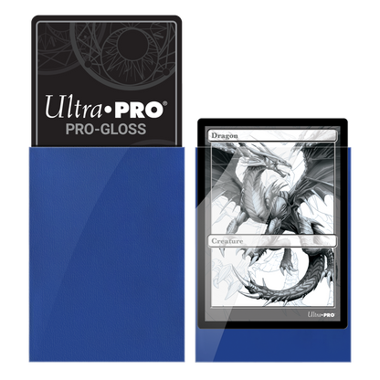 Ultra PRO: Standard 100ct Sleeves - PRO-Gloss (Blue)