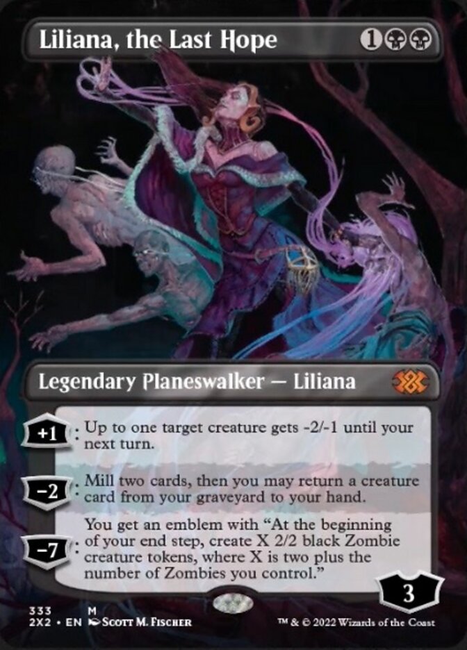 Liliana, the Last Hope (Borderless) [Double Masters 2022] | Red Riot Games CA