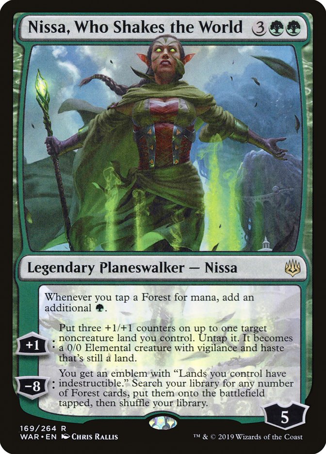 Nissa, Who Shakes the World [War of the Spark] | Red Riot Games CA