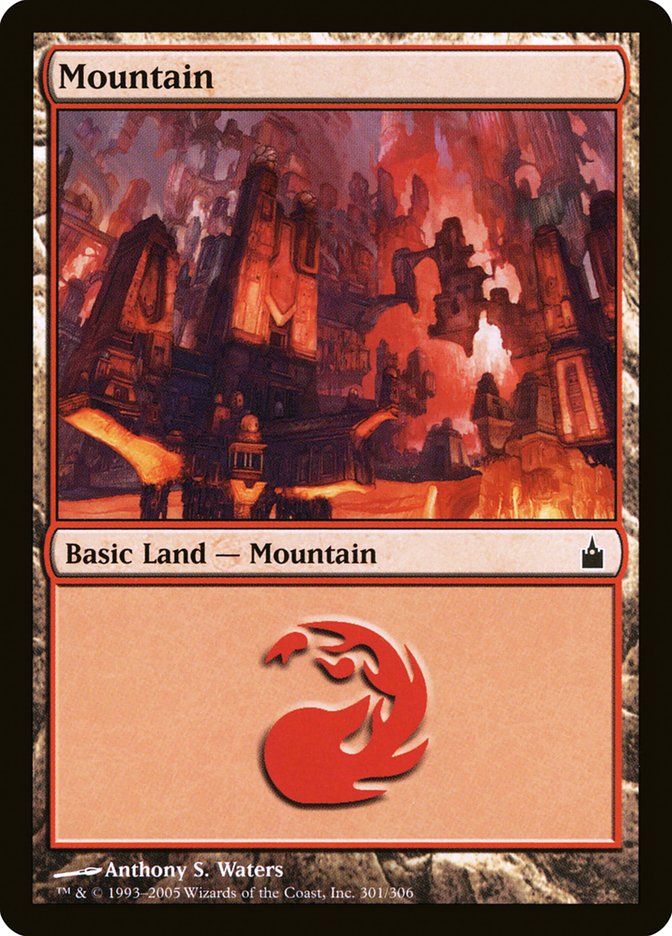 Mountain (301) [Ravnica: City of Guilds] | Red Riot Games CA
