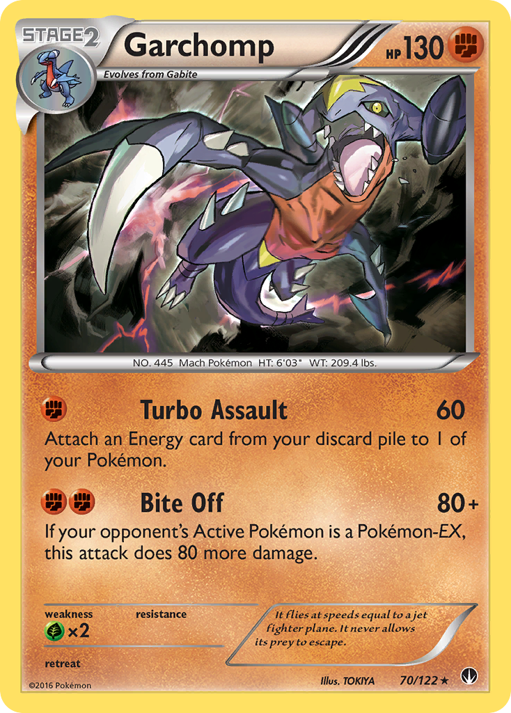 Garchomp (70/122) [XY: BREAKpoint] | Red Riot Games CA