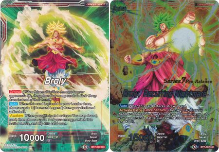 Broly // Broly, Recurring Nightmare (BT7-002_PR) [Assault of the Saiyans Prerelease Promos] | Red Riot Games CA