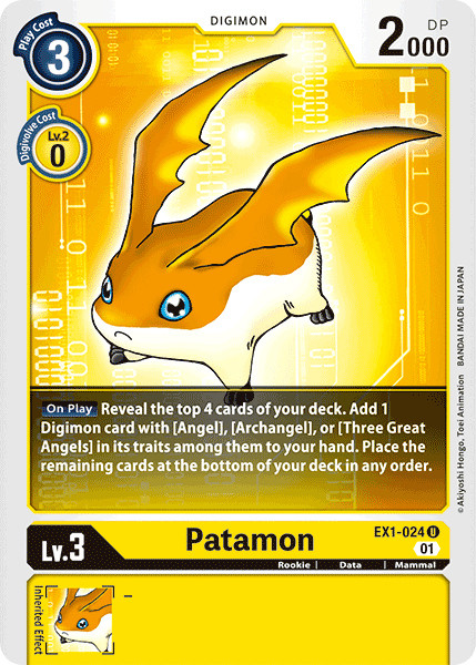 Patamon [EX1-024] [Classic Collection] | Red Riot Games CA