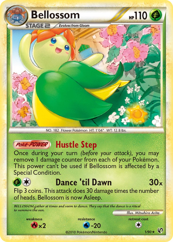 Bellossom (1/90) (Theme Deck Exclusive) [HeartGold & SoulSilver: Undaunted] | Red Riot Games CA
