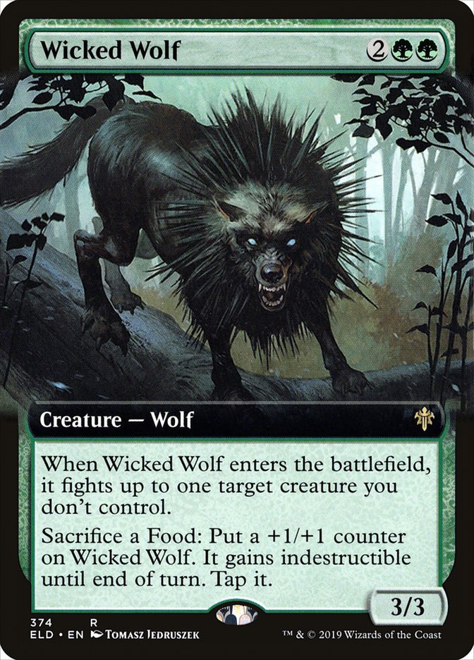 Wicked Wolf (Extended Art) [Throne of Eldraine] | Red Riot Games CA