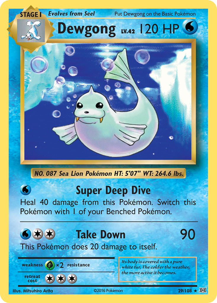 Dewgong (29/108) [XY: Evolutions] | Red Riot Games CA