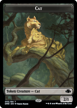 Cat Token (003) [Dominaria Remastered Tokens] | Red Riot Games CA
