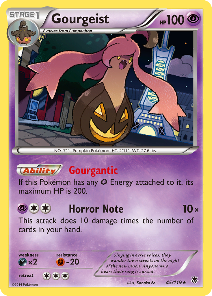 Gourgeist (45/119) [XY: Phantom Forces] | Red Riot Games CA