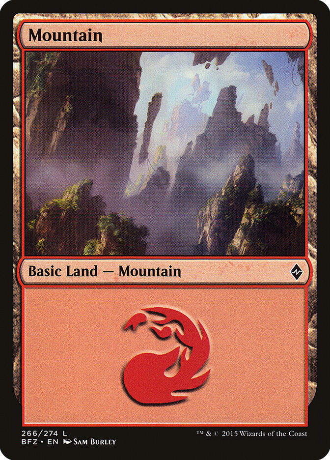 Mountain (266) [Battle for Zendikar] | Red Riot Games CA