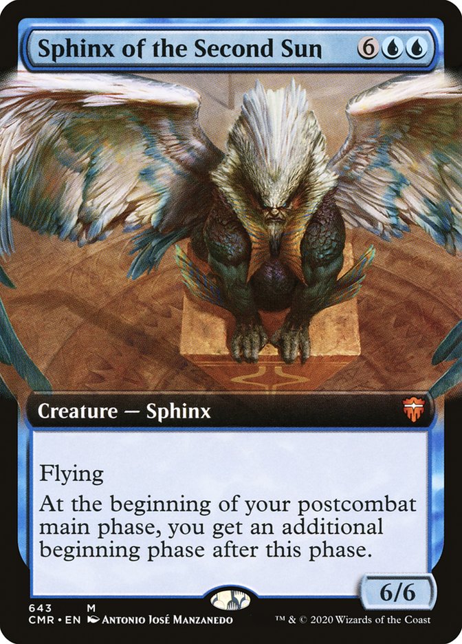 Sphinx of the Second Sun (Extended Art) [Commander Legends] | Red Riot Games CA