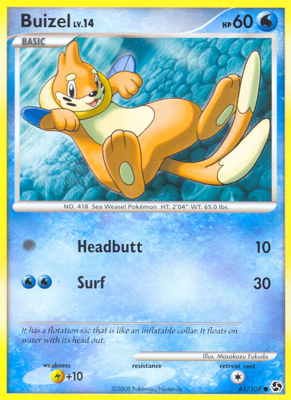 Buizel (61/106) [Diamond & Pearl: Great Encounters] | Red Riot Games CA