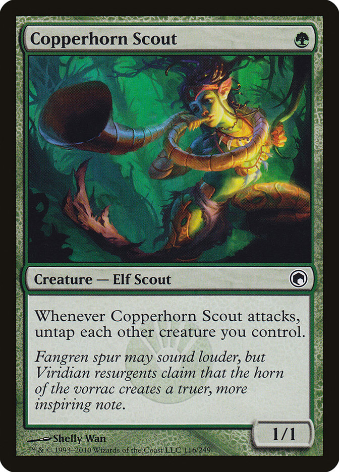 Copperhorn Scout [Scars of Mirrodin] | Red Riot Games CA
