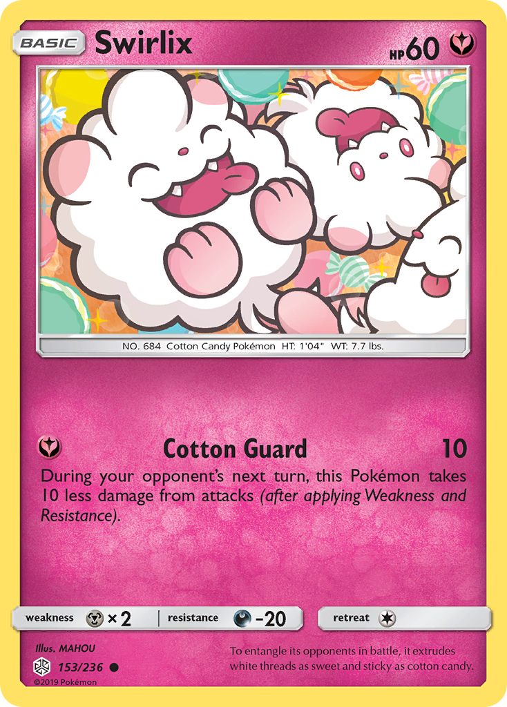 Swirlix (153/236) [Sun & Moon: Cosmic Eclipse] | Red Riot Games CA
