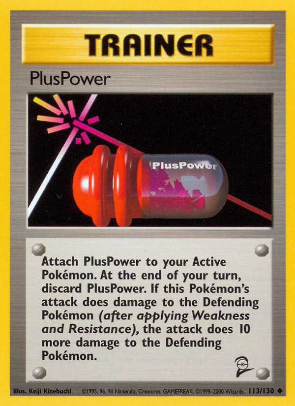 PlusPower (113/130) [Base Set 2] | Red Riot Games CA