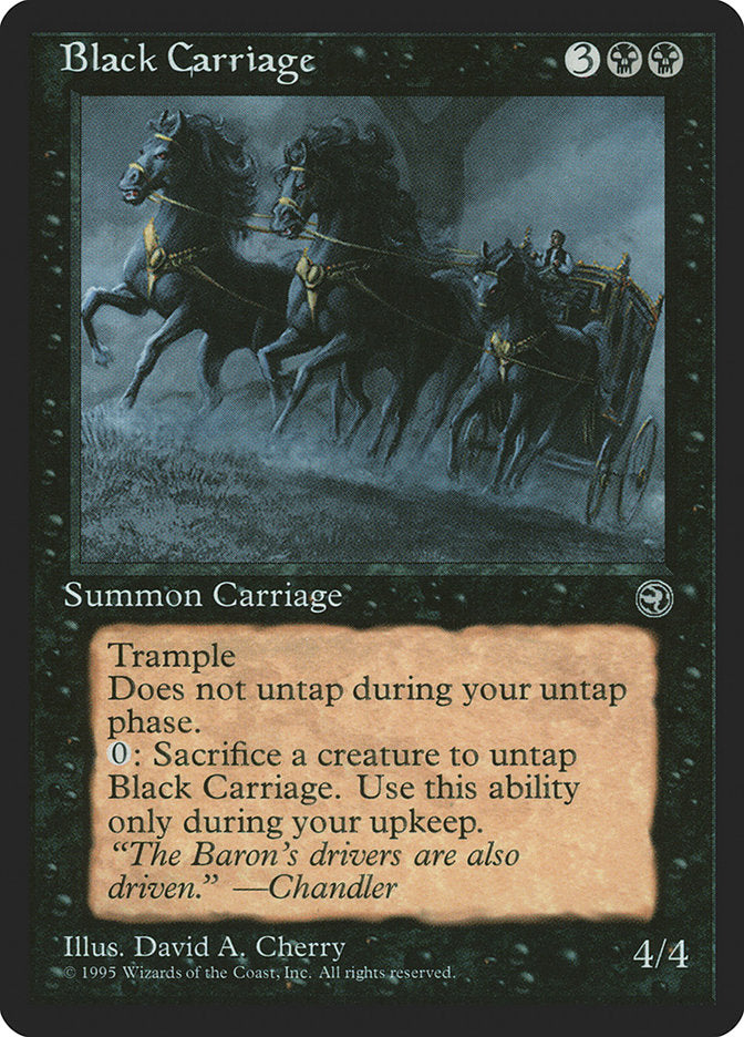 Black Carriage [Homelands] | Red Riot Games CA