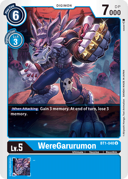 WereGarurumon [BT1-040] [Release Special Booster Ver.1.0] | Red Riot Games CA