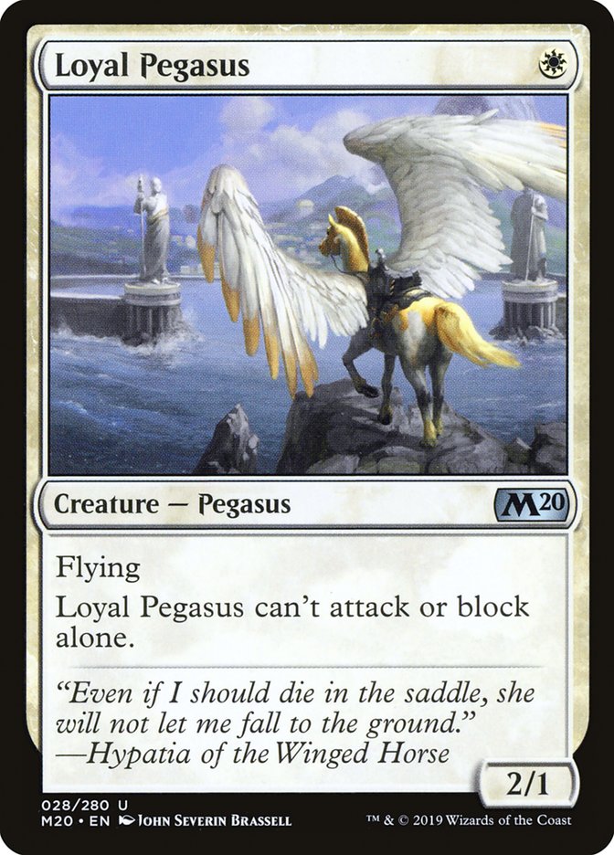 Loyal Pegasus [Core Set 2020] | Red Riot Games CA