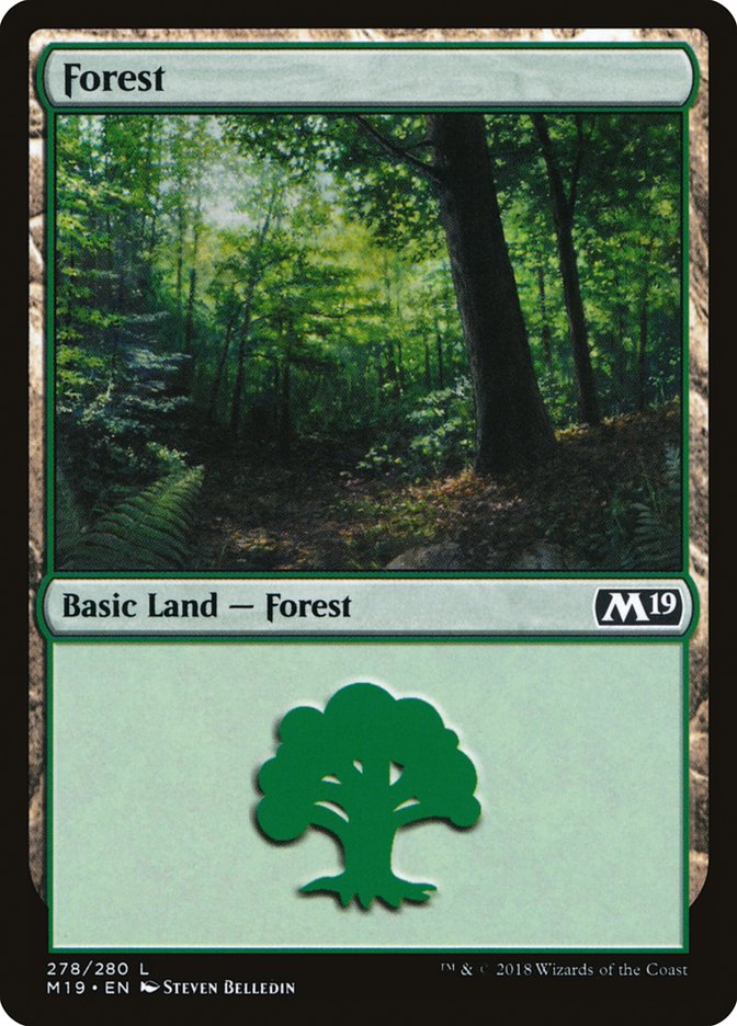 Forest (278) [Core Set 2019] | Red Riot Games CA