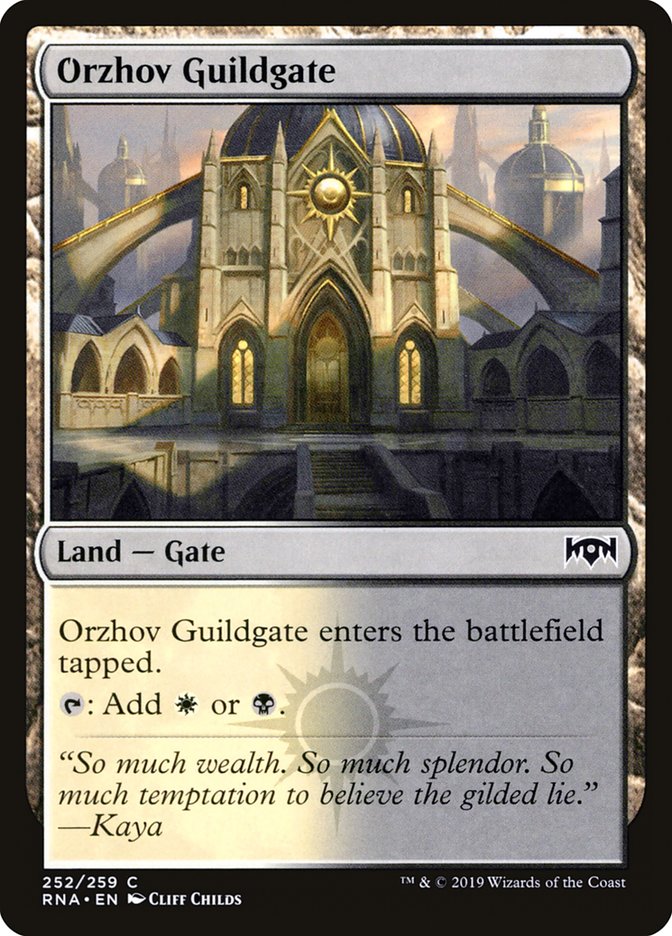 Orzhov Guildgate (252/259) [Ravnica Allegiance] | Red Riot Games CA