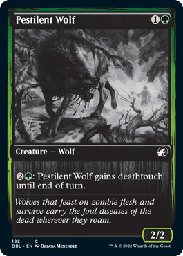 Pestilent Wolf [Innistrad: Double Feature] | Red Riot Games CA