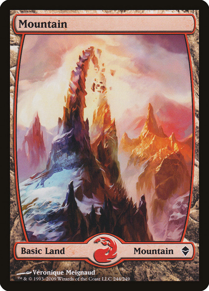 Mountain (244) [Zendikar] | Red Riot Games CA