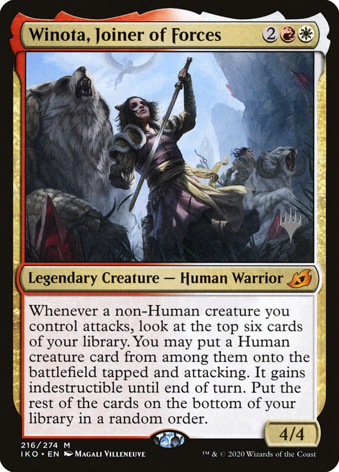 Winota, Joiner of Forces (Promo Pack) [Ikoria: Lair of Behemoths Promos] | Red Riot Games CA