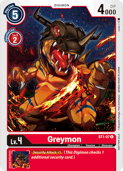 Greymon [ST1-07] (Alternate Art) [Starter Deck: Gaia Red] | Red Riot Games CA