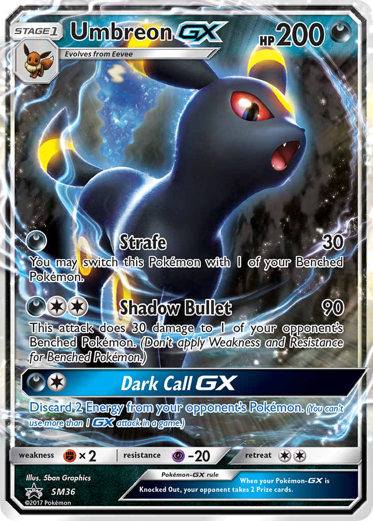 Umbreon GX (SM36) [Sun & Moon: Black Star Promos] | Red Riot Games CA