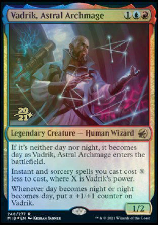 Vadrik, Astral Archmage [Innistrad: Midnight Hunt Prerelease Promos] | Red Riot Games CA