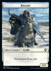 Soldier // Knight Double-Sided Token [Dominaria United Tokens] | Red Riot Games CA