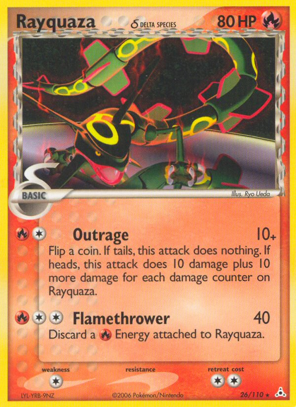 Rayquaza (26/110) (Delta Species) [EX: Holon Phantoms] | Red Riot Games CA