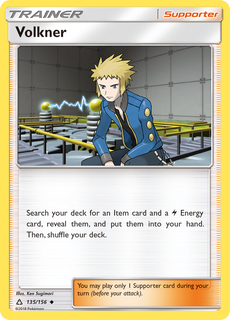 Volkner (135/156) [Sun & Moon: Ultra Prism] | Red Riot Games CA