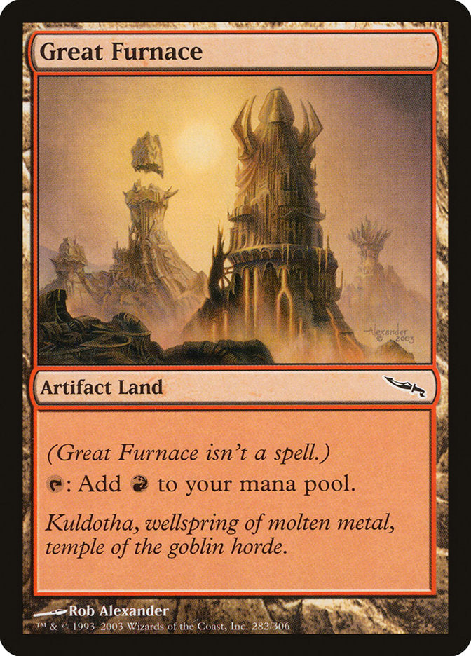 Great Furnace [Mirrodin] | Red Riot Games CA