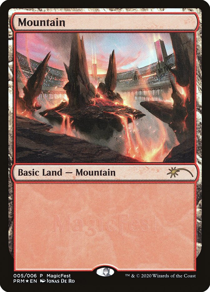 Mountain (5) [MagicFest 2020] | Red Riot Games CA