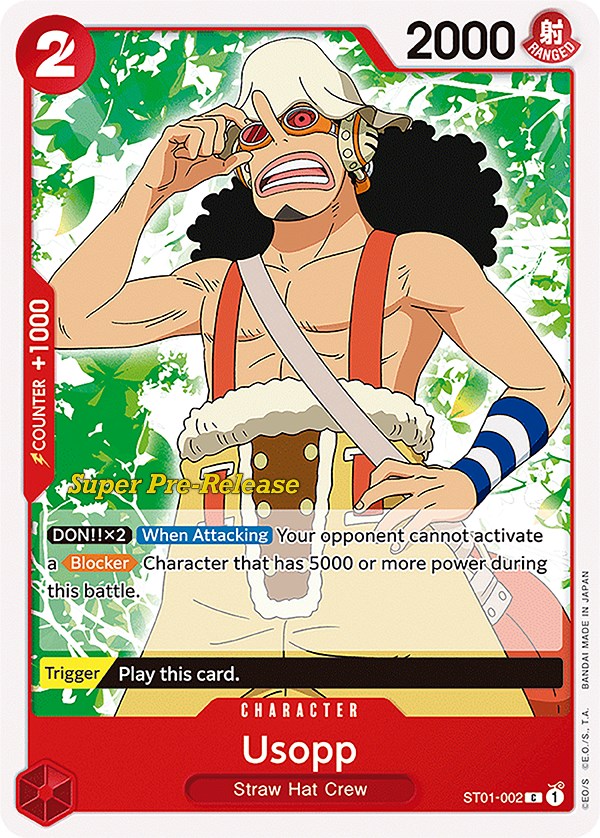 Usopp [Super Pre-Release Starter Deck: Straw Hat Crew] | Red Riot Games CA