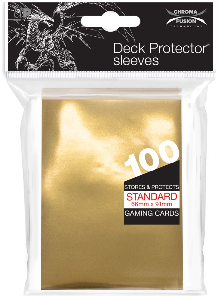 Ultra PRO: Standard 100ct Sleeves (Vintage Gold) | Red Riot Games CA