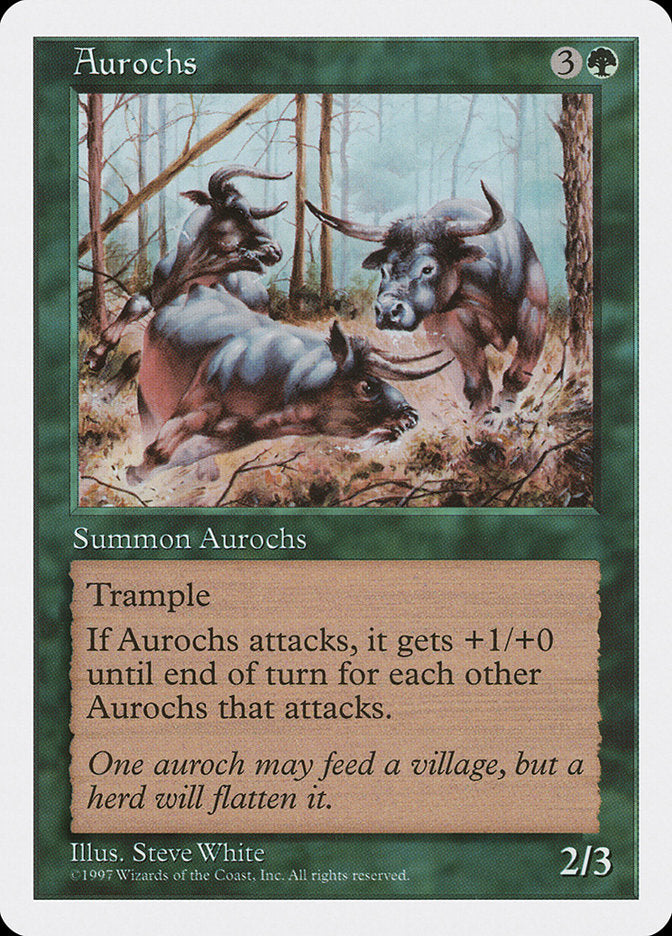 Aurochs [Fifth Edition] | Red Riot Games CA