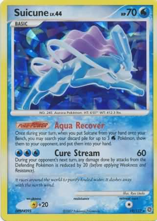 Suicune (19/132) (Cracked Ice Holo) [Diamond & Pearl: Secret Wonders] | Red Riot Games CA